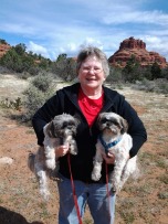 Cathy, Frick & Frack in Sedona